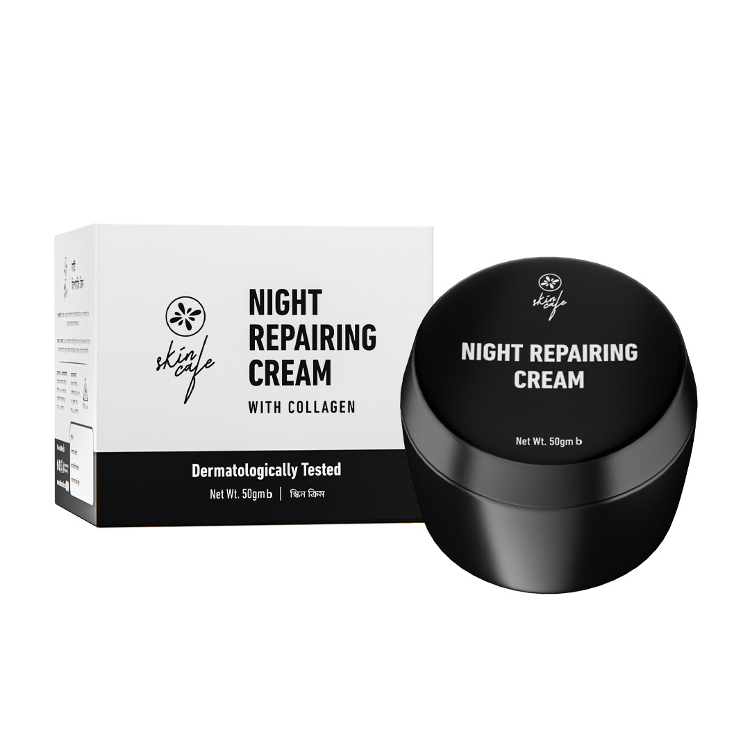 Skin Cafe Night Repairing Cream With Collagen – 50gm