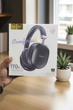 Hoco W35 Pro Max Wireless Headphone – Silver